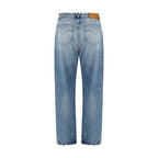Versace Light Blue Cotton Jeans Denim