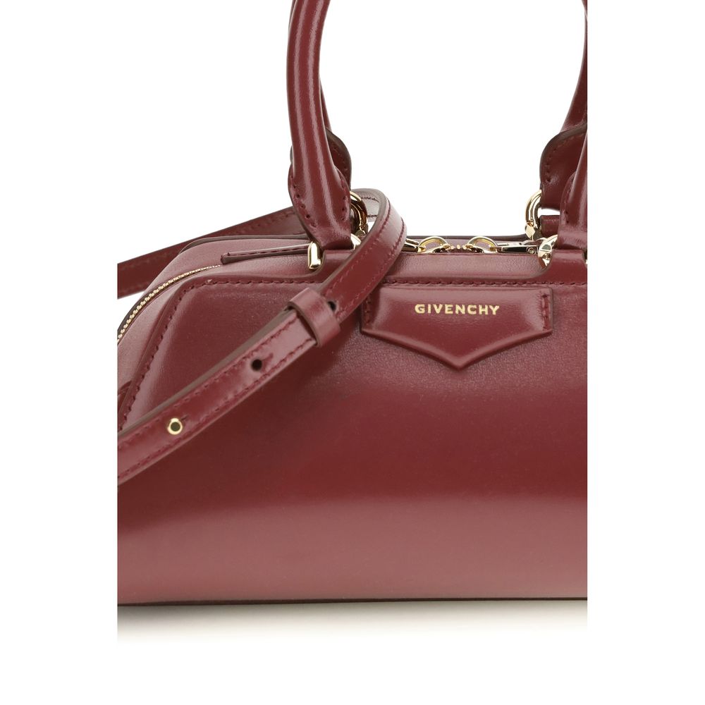 Givenchy Bordeaux Calf Leather Bos Taurus Handbag