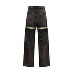 The Attico Black Cotton Jeans Denim