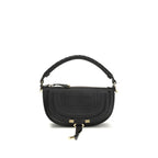 Chloé Black Calf Leather Bos Taurus Shoulder Bag