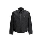 Prada Black Recycled Polyamide Full-Length Jacket