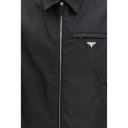 Prada Black Recycled Polyamide Full-Length Jacket