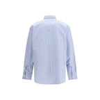 Gucci Light Blue Cotton Pattern Shirt