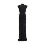 Jacquemus Black Viscose Cocktail Dress