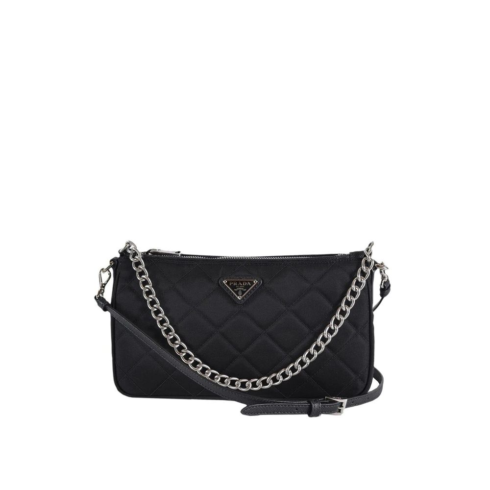 Prada Black Nylon Shoulder Bag