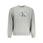Calvin Klein Gray Cotton Men's Sweatshirt