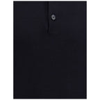 Brioni Black Cotton Polo Shirt