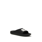 Givenchy Black Rubber Sandals