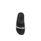 Dsquared² Black Rubber Sandals