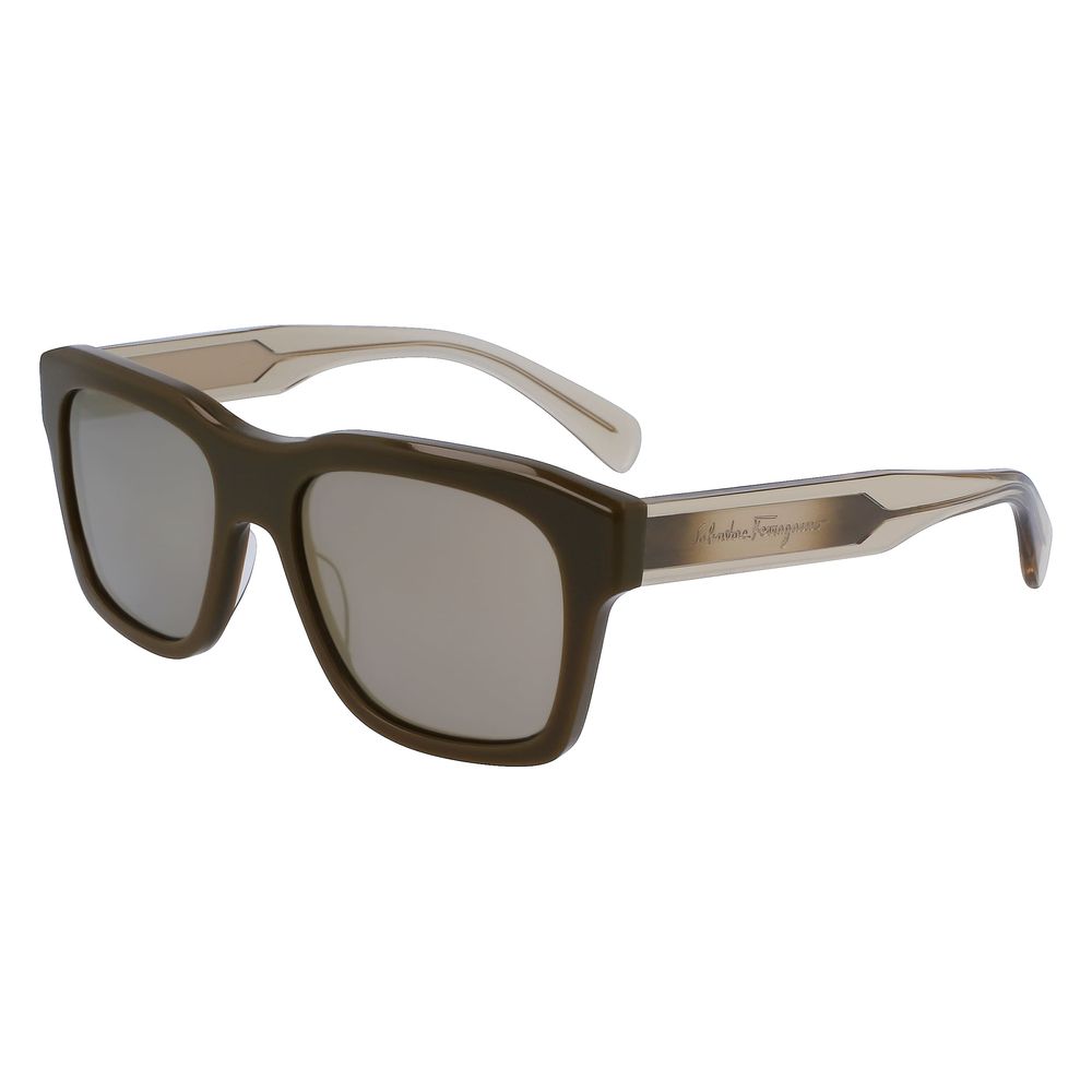 Authentic Designer Ferragamo Bicolor Acetate Sunglasses