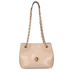 Versace Pink Leather Shoulder Bag