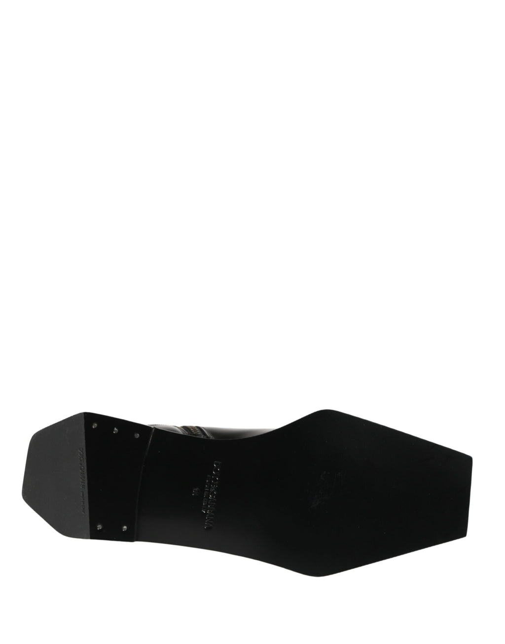 Authentic Designer Dolce & Gabbana Black Leather Zip Closure Ankle Boots Shoes