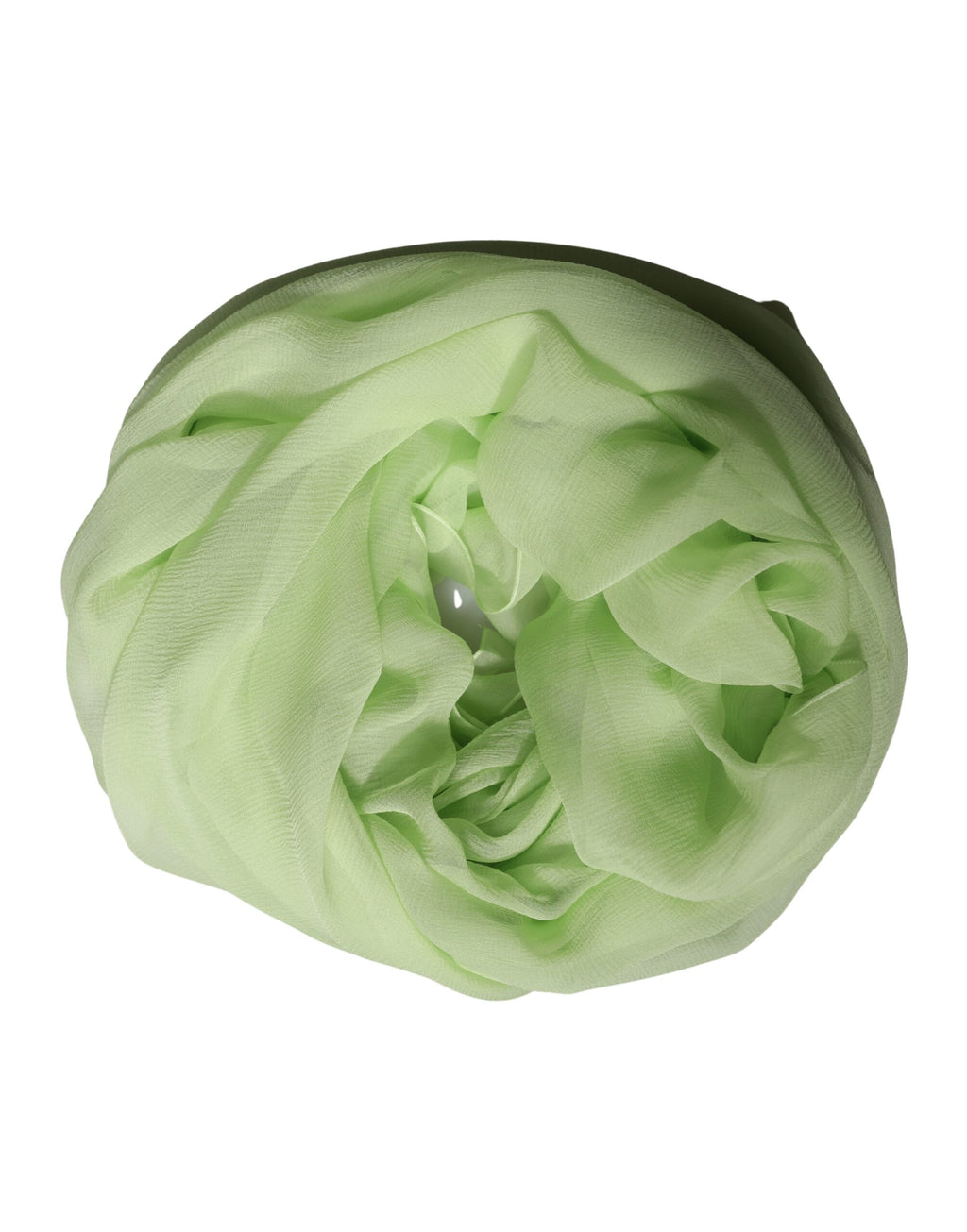 Authentic Designer Dolce & Gabbana Light Green Silk Neck Wrap Stole 200cm x 134cm Scarf