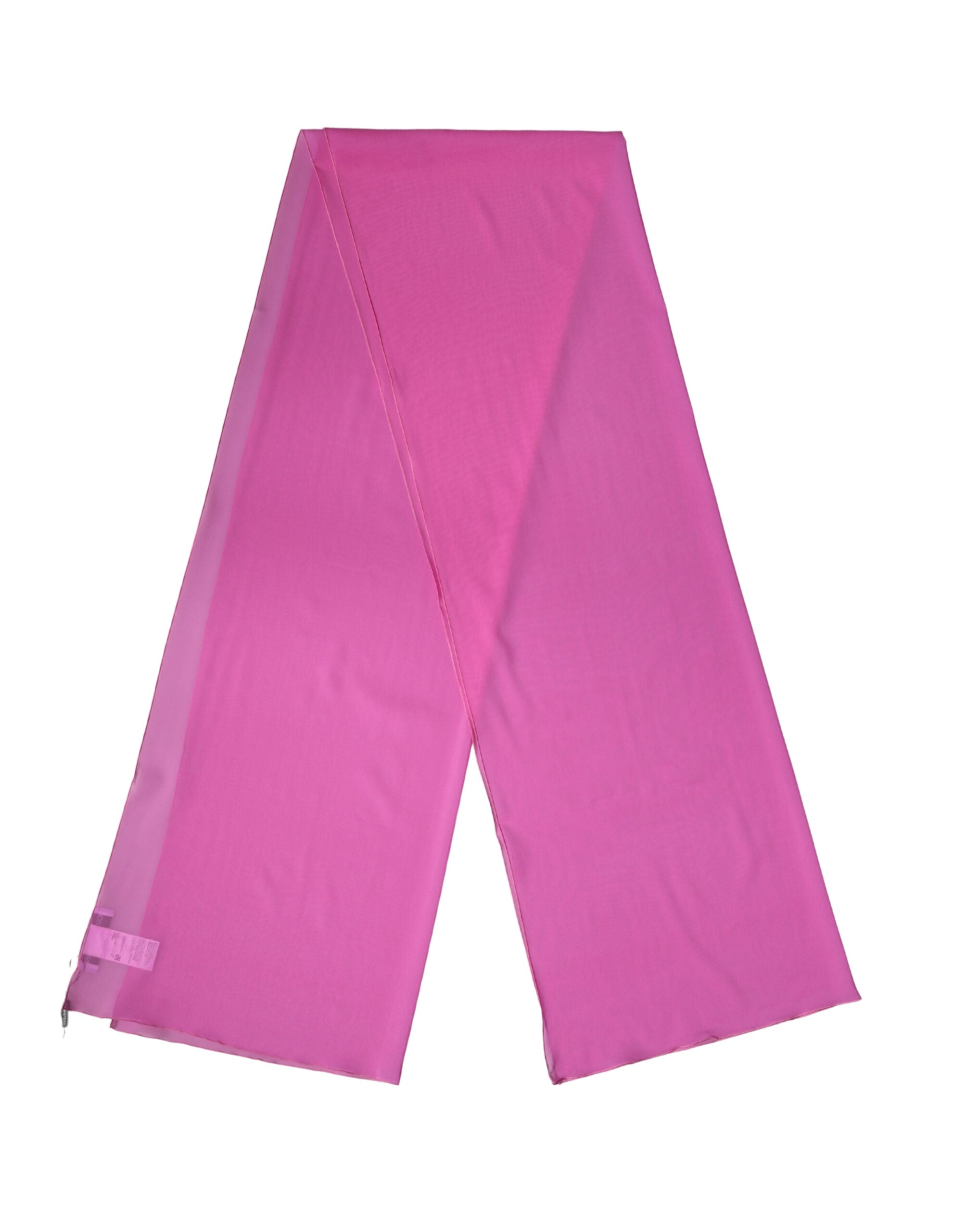 Authentic Designer Dolce & Gabbana Pink Silk Neck Wrap Shawl Women Stole 200cm x 64cm Scarf