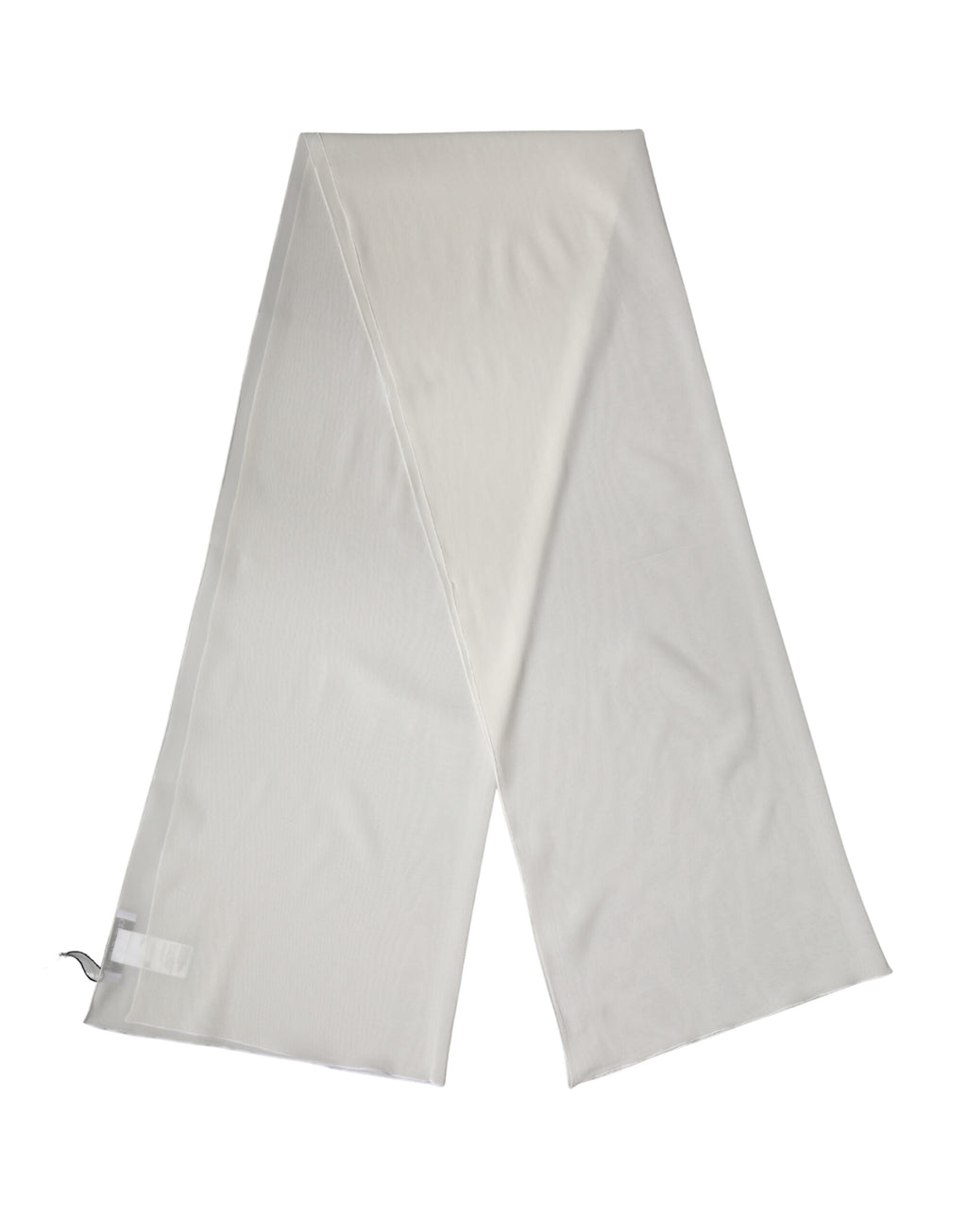 Authentic Designer Dolce & Gabbana Off White Silk Neck Wrap Shawl Stole 200cm x 64cm Scarf