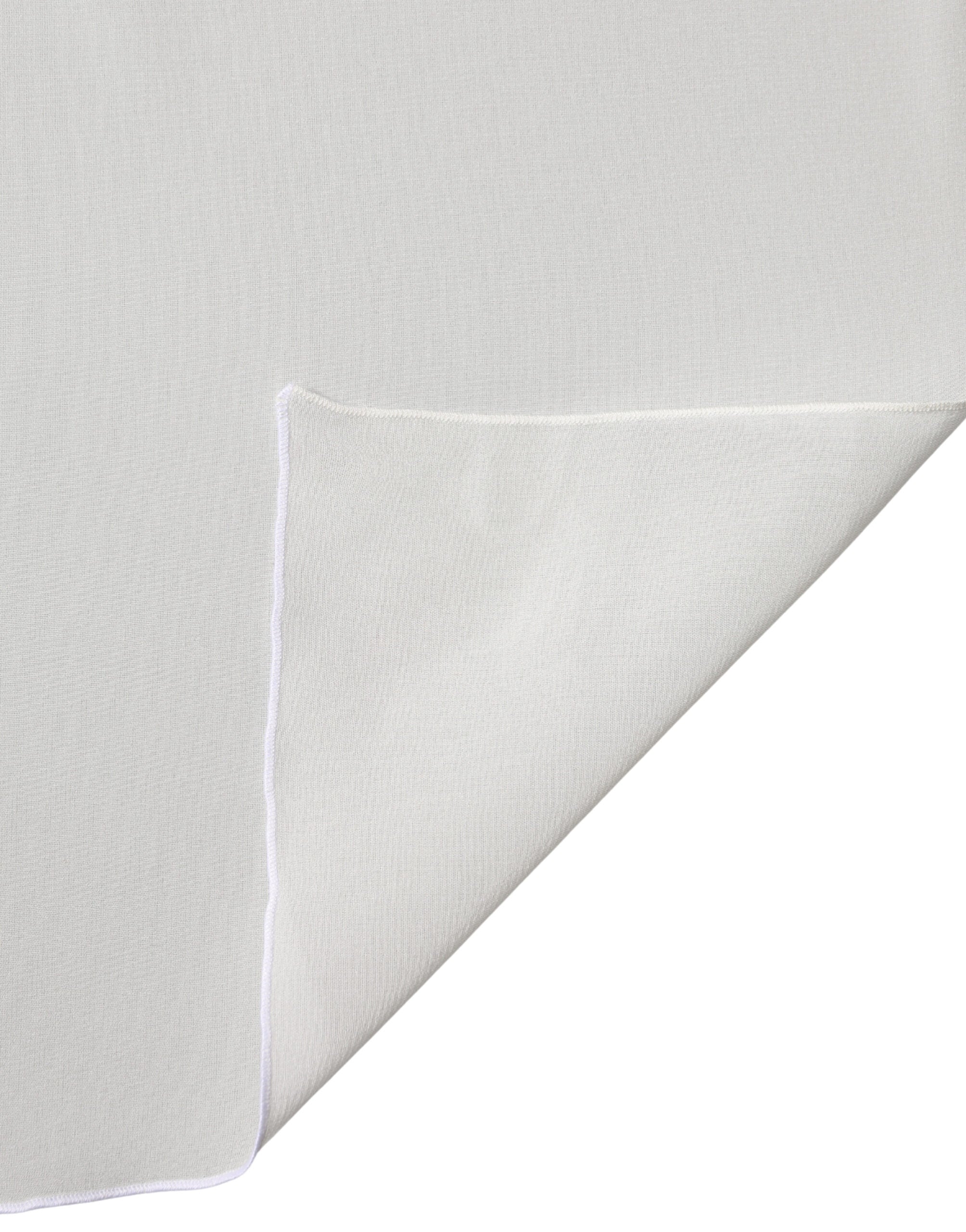 Authentic Designer Dolce & Gabbana Off White Silk Neck Wrap Shawl Stole 200cm x 64cm Scarf