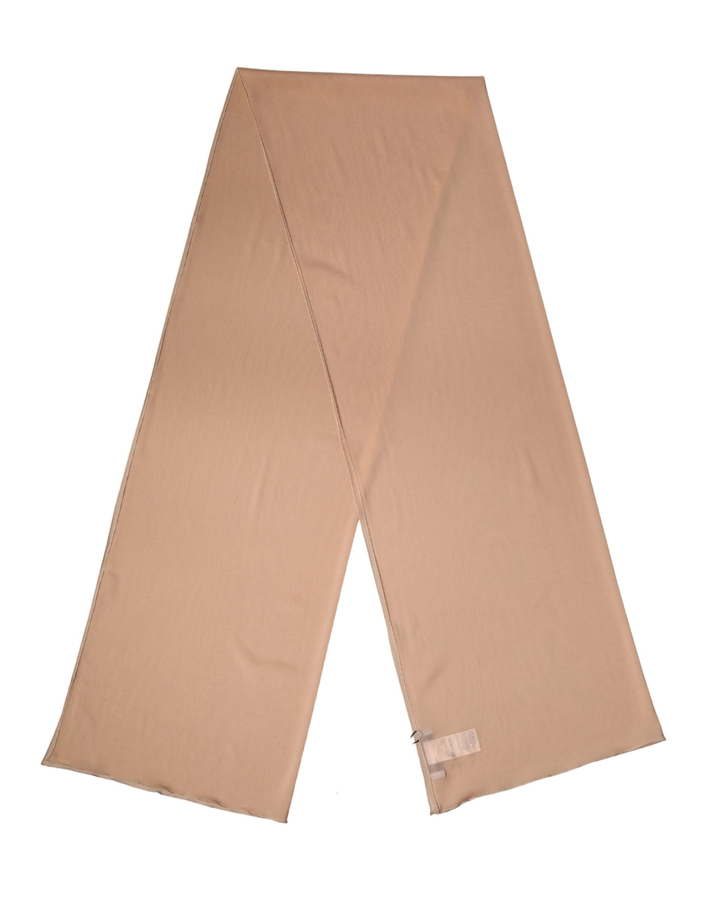 Authentic Designer Dolce & Gabbana Beige Silk Neck Wrap Shawl Women Stole 200cm x 64cm Scarf