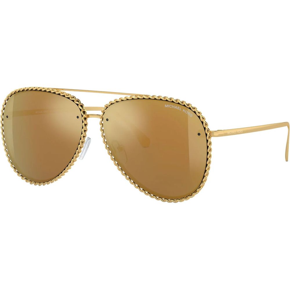 Authentic Designer Michael Kors Gold Metal Sunglasses