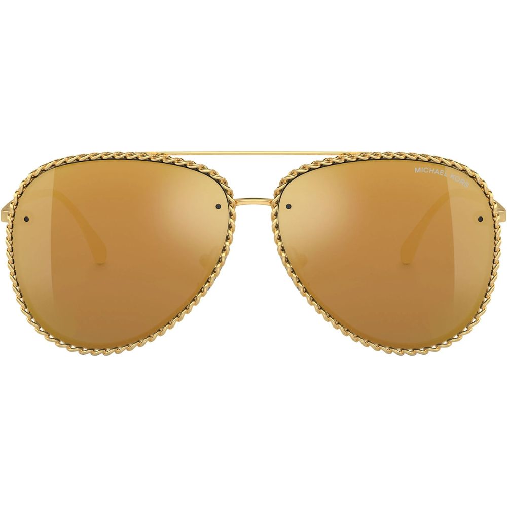 Authentic Designer Michael Kors Gold Metal Sunglasses