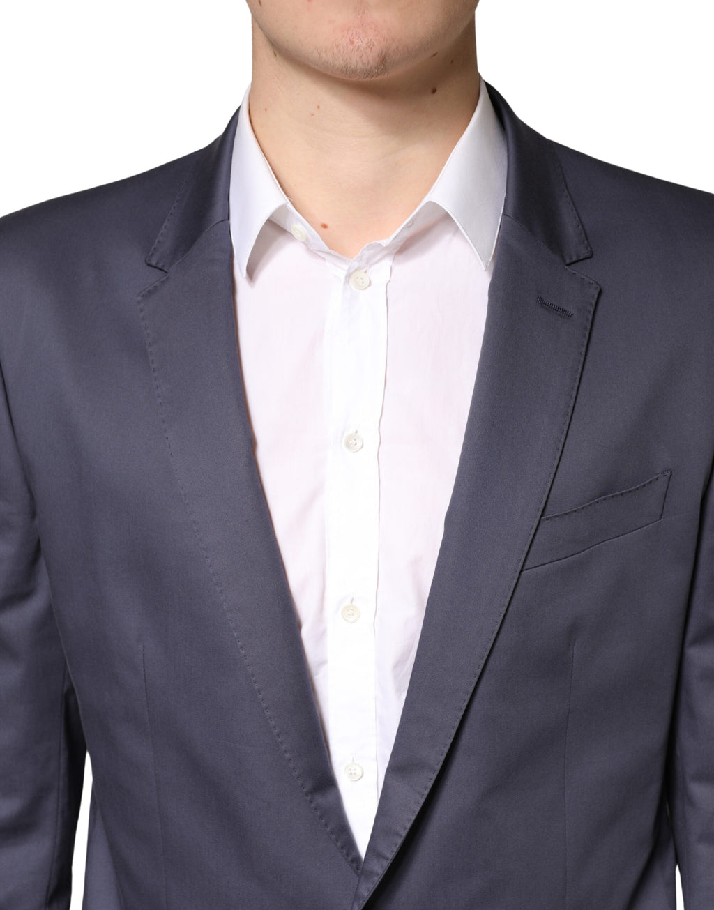 Authentic Designer Dolce & Gabbana Blue Single Breasted MARTINI 2 Piece Suit