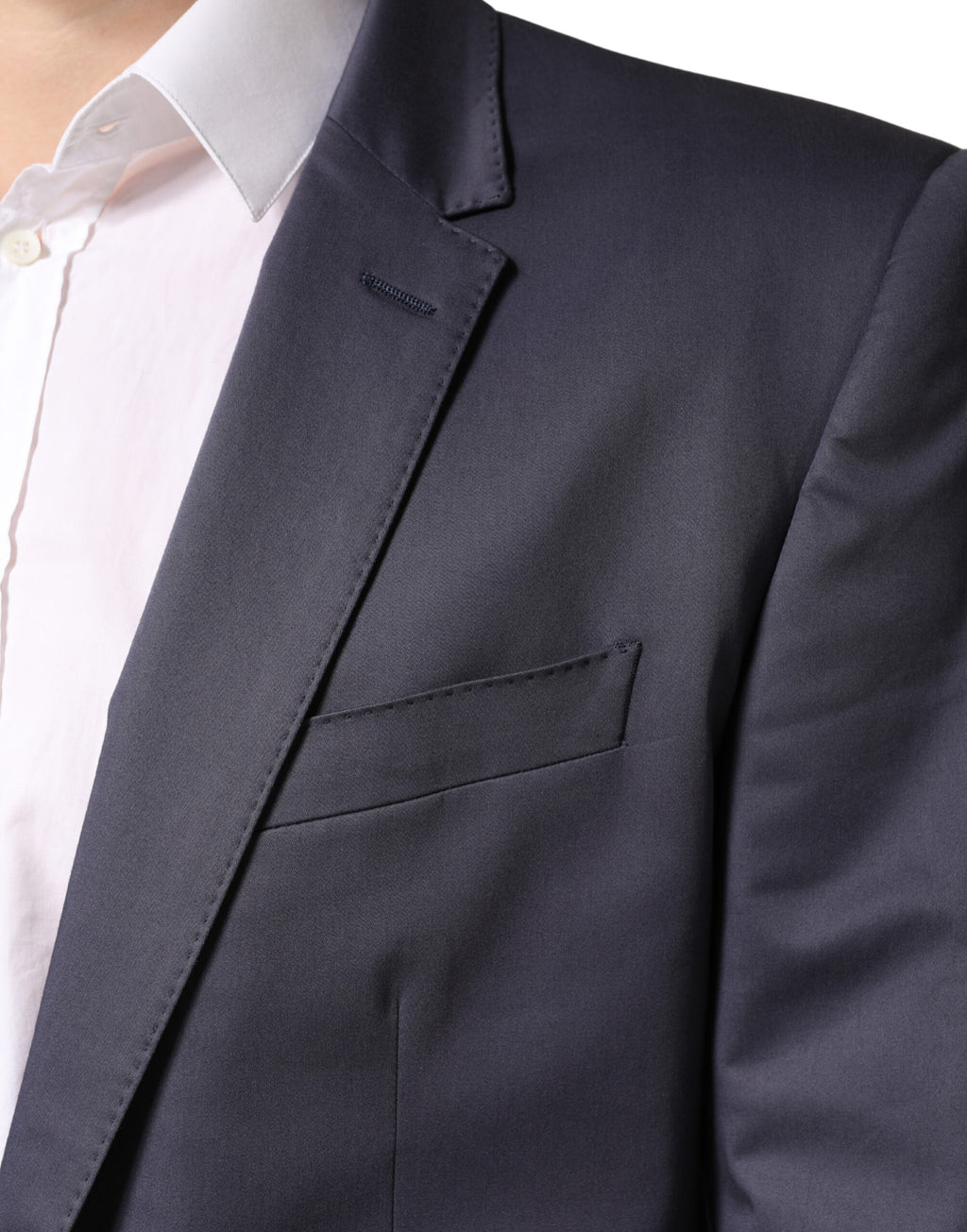 Authentic Designer Dolce & Gabbana Blue Single Breasted MARTINI 2 Piece Suit