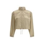 Prada Beige Recycled Polyamide Shell Jacket