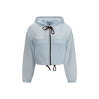 Prada Blue Recycled Polyamide Shell Jacket