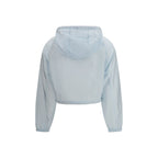 Prada Blue Recycled Polyamide Shell Jacket