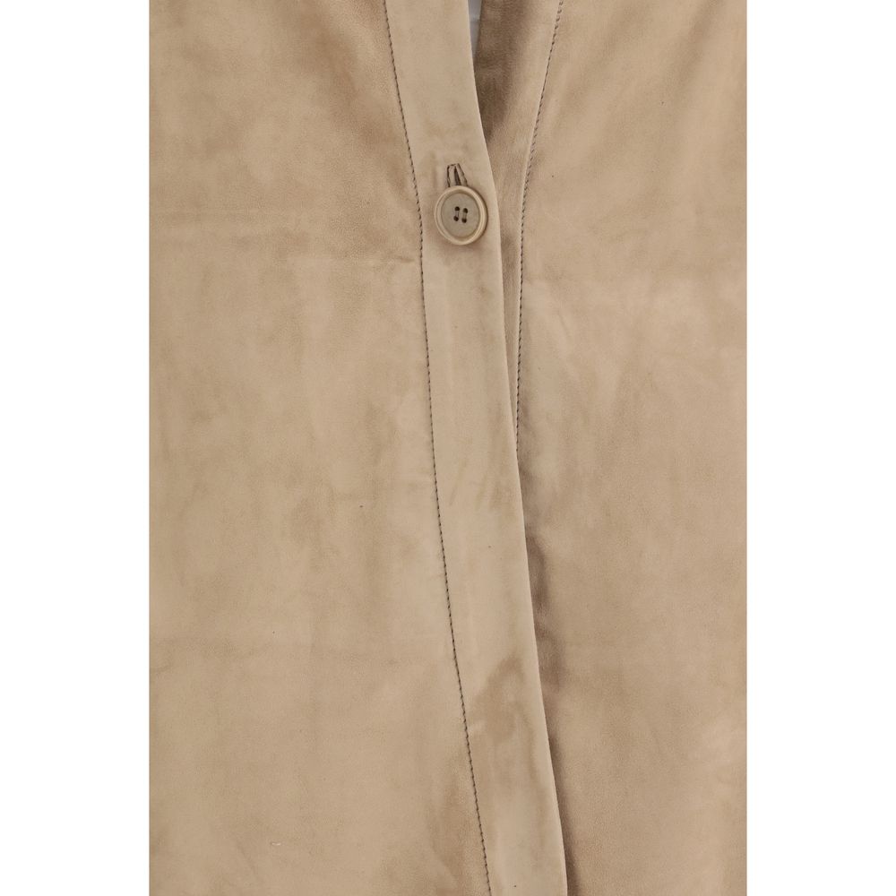 Authentic Designer Salvatore Santoro Beige Lamb Ovis Aries Aries Shirt