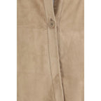 Authentic Designer Salvatore Santoro Beige Lamb Ovis Aries Aries Shirt