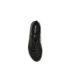 Prada Black Recycled Polyamide Athletic Sneakers