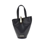 Jacquemus Black Calf Leather Bos Taurus Shoulder Bag