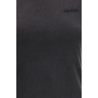 The Attico Black Cotton Sleeveles T-Shirt