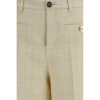Gucci Beige Cotton Casual Pants