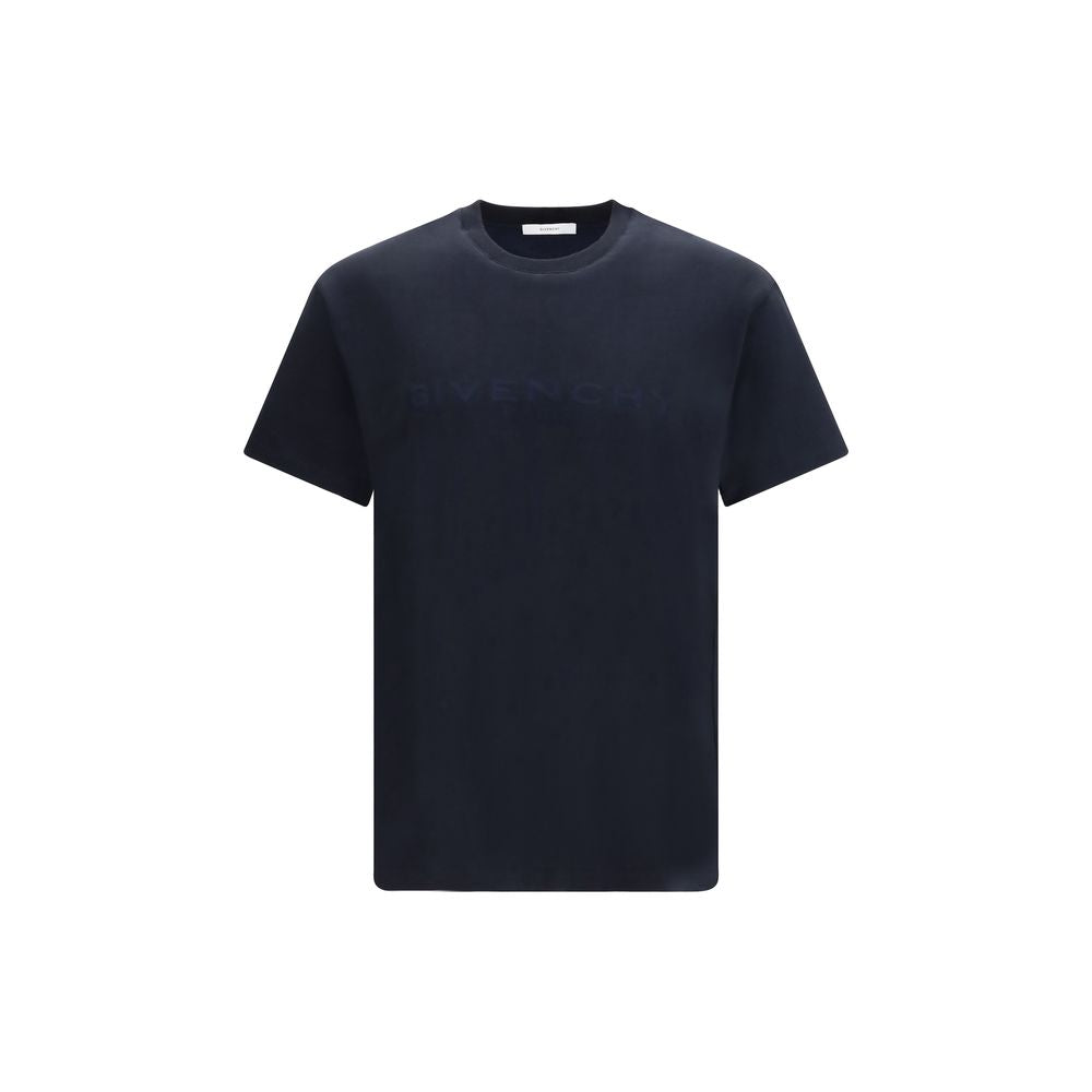 Authentic Designer Givenchy Blue Cotton T-Shirt