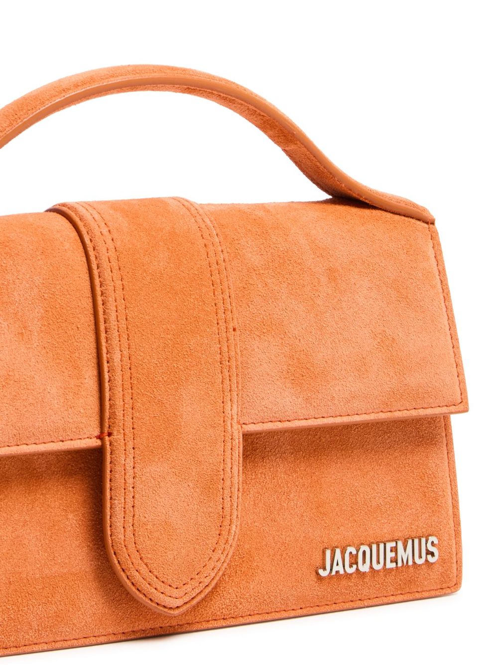 Jacquemus Terracotta Leather Le Grand Bambino Handbag