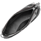 Michael Kors Black Canvas Clutch Bag