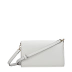 Jimmy Choo White Leather Clutch Bag