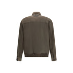 Brioni Bicolor Wool Coat