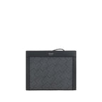 Ferragamo Black Polyethylene Clutch Bag