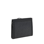 Ferragamo Black Polyethylene Clutch Bag