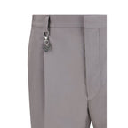 Prada Gray Cotton Dress Pants