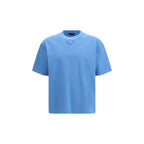 Prada Blue Cotton T-Shirt