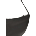 The Row Black Calf Leather Bos Taurus Shoulder Bag