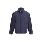 Prada Blue Recycled Polyamide Shell Jacket