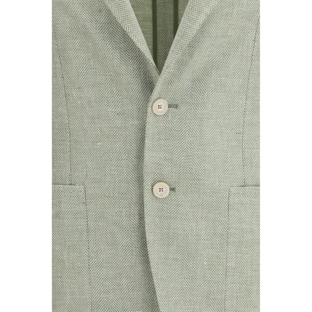 Tagliatore Bicolor Linen Blazer