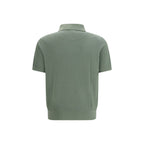 Brioni Bicolor Cotton Polo Shirt