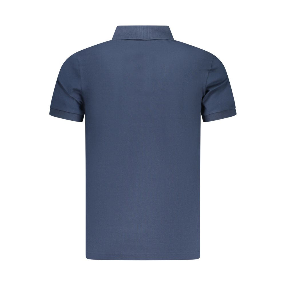 Hugo Boss Blue Cotton Men Polo Shirt