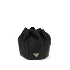 Prada Black Silk Backet Bag
