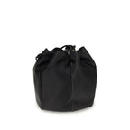 Prada Black Silk Backet Bag